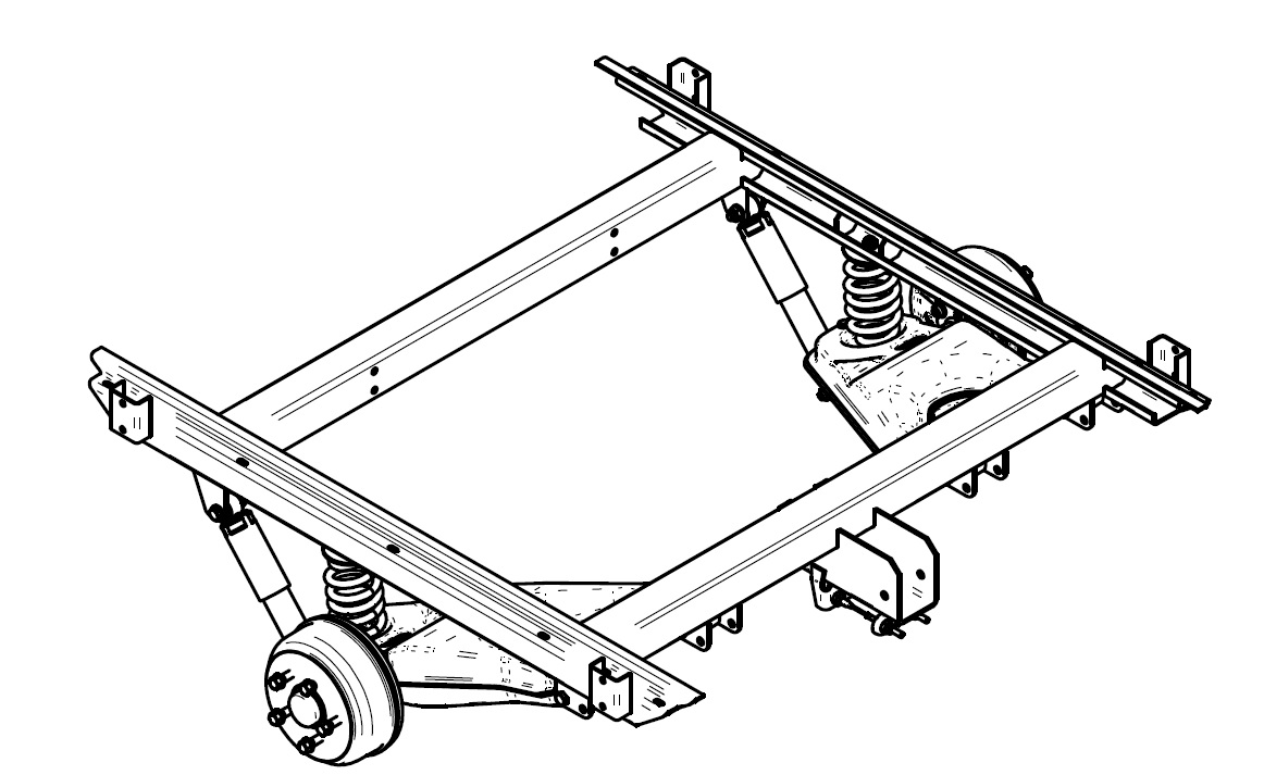 Запчасти телега. Пружинно-рычажная подвеска Knott AUTOFLEX для легкового прицепа. Ось SGB на пружинной подвеске. Торсионная подвеска прицепа МЗСА. Поворотная ось прицепа САВ 83432.