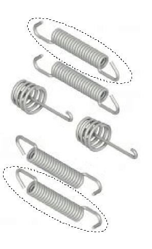 Пружина тормозной колодки (160)