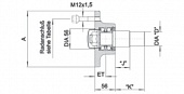 Ступица в сборе FNK8 139,7x5  M12x1.5 j=53,5 k=99