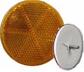 Светоотражатель d=80 желтый DOB-39A Z