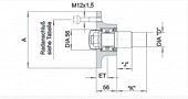 Ступица в сборе FNK6 112x5  M12x1.5 j=53,5 k=99