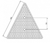 Светоотражатель треугольный DOB-31