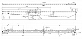 Дышло ZHL 27C - 2230 левое