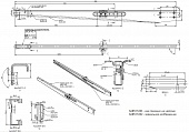 Дышло ZHL 35A  L=2345 левое